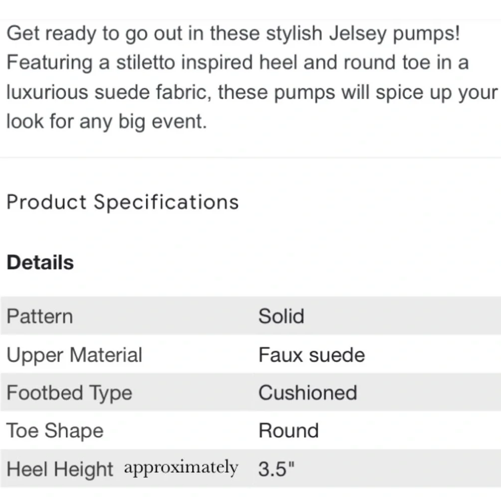 Sleek Stilettos Heels Classy & Sexy Black Pump Round Almond Toe Faux Suede Pumps